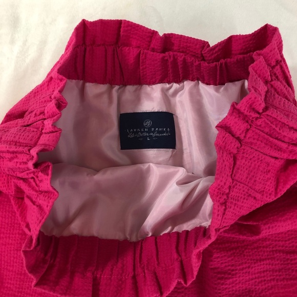 Lauren James Collection Scalloped Seersucker Skirt - Picture 2 of 6